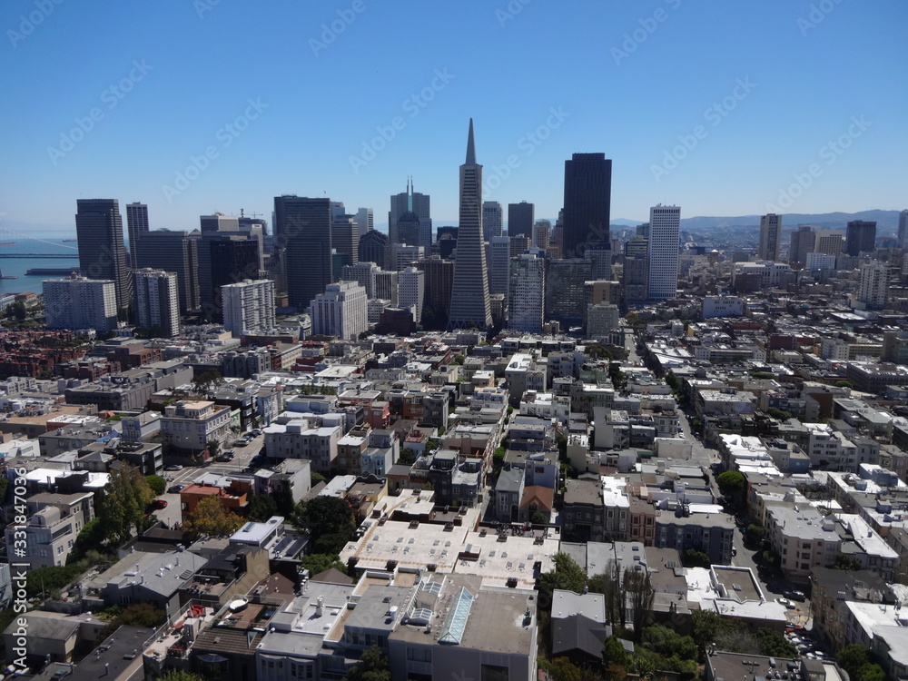 Fototapeta premium Die Skyline von San Francisco