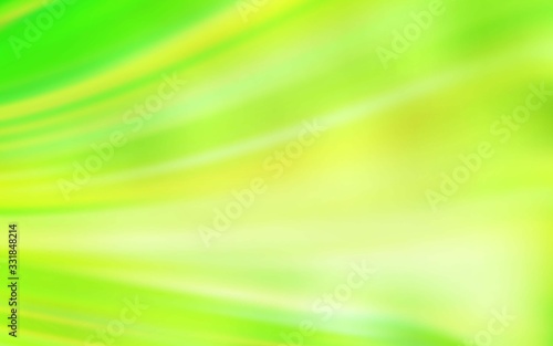 Light Green, Yellow vector blurred shine abstract texture. Shining colored illustration in smart style. Blurred design for your web site.