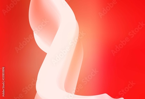 Light Red vector glossy abstract layout. © smaria2015