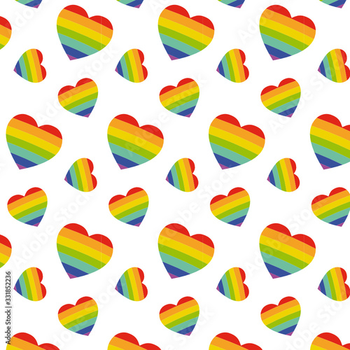 International Day Against Homophobia postcard with rainbow. May 17, LGBTQ pattern concept. Flat design. Gays, lesbians, transgender people, queer minorities. LGBT background