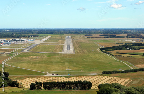 Landing Christchurch New Zealand