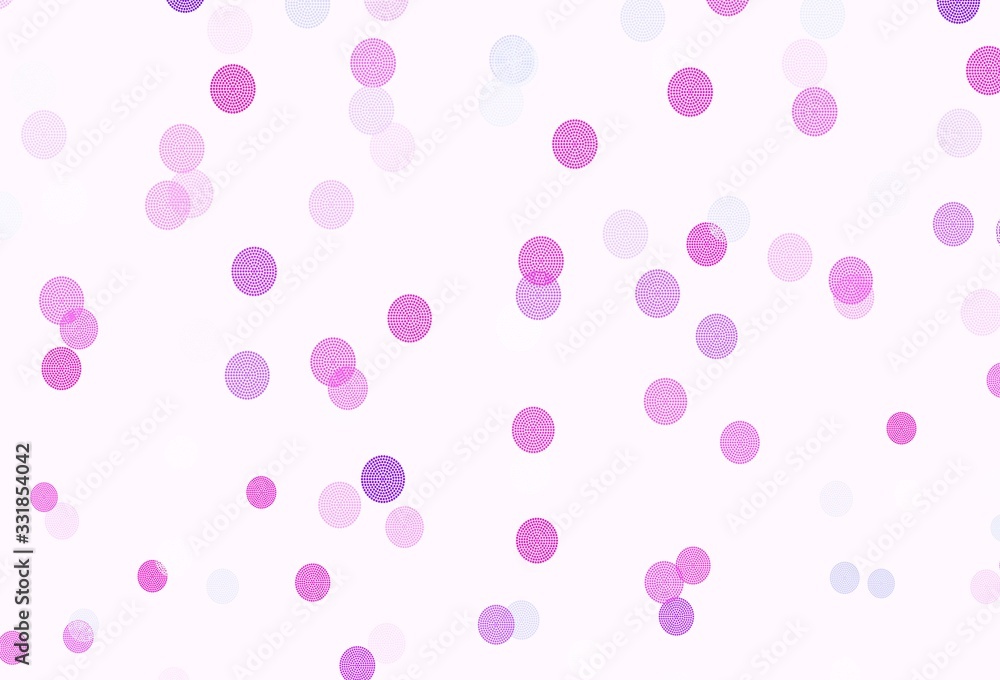 Light Purple, Pink vector template with ice snowflakes. Light Purple, Pink vector template with ice snowflakes.