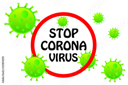 Stop coronavirus.Coronavirus outbreak in China the fight against coronavirus