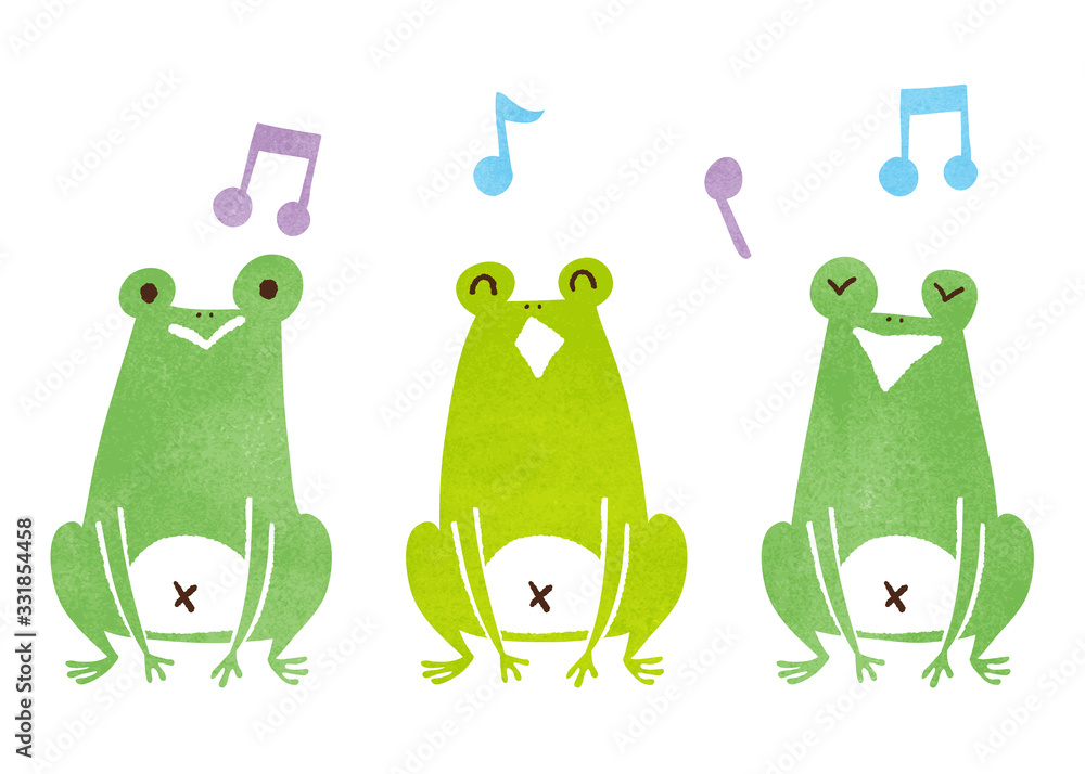 Obraz premium watercolor_Frog_07