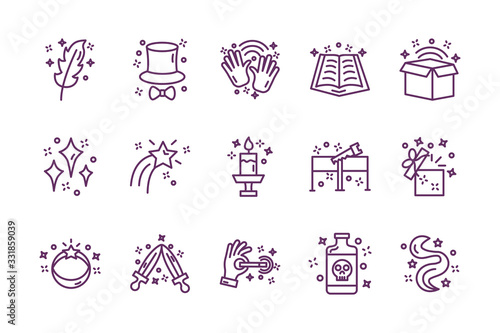 bundle of magic sorcery set icons