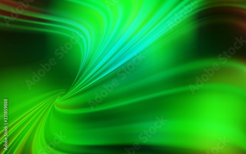 Light Green vector blurred bright template. Abstract colorful illustration with gradient. New way of your design.