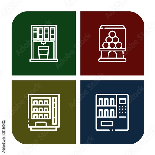 vending icon set