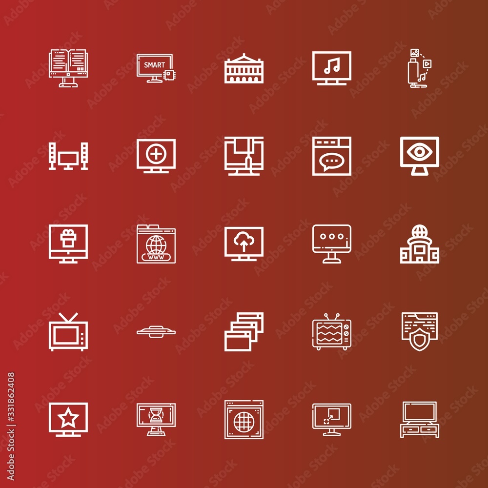 Editable 25 wide icons for web and mobile Editable 25 wide icons for web and mobile