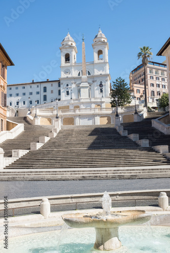 Piazza di Spagna without people