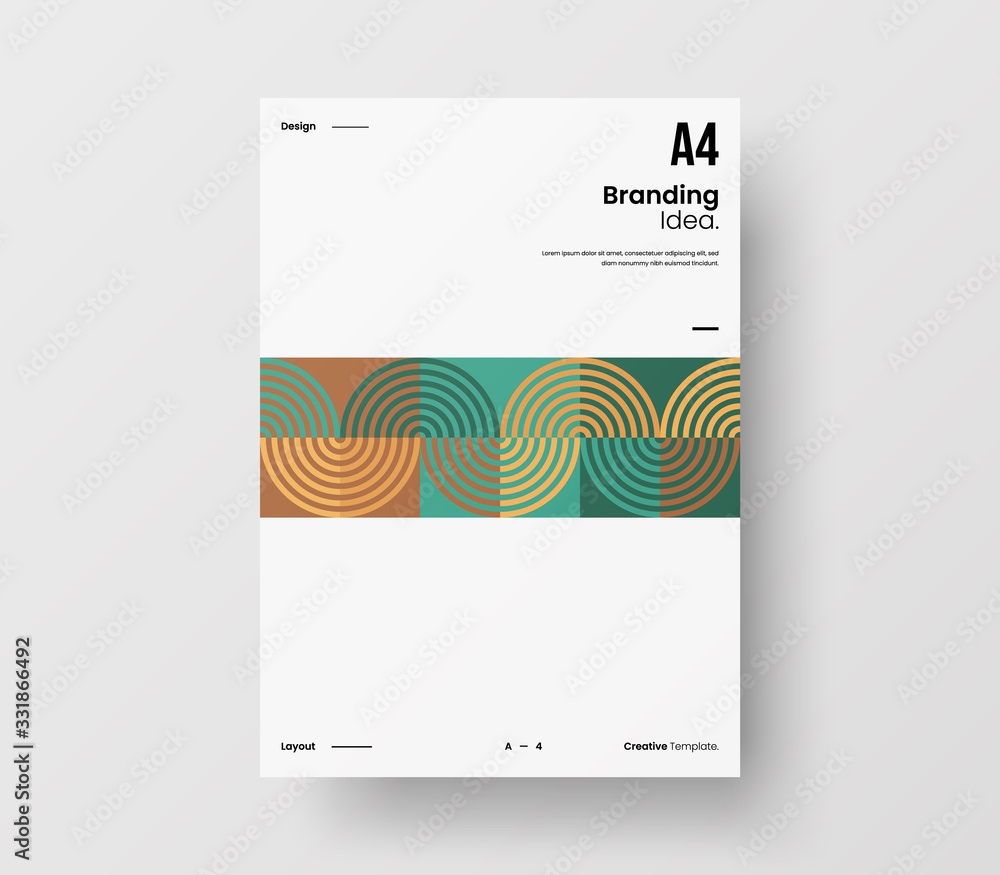 Amazing business presentation vector A4 vertical orientation front page mock up. Modern corporate report cover abstract geometric illustration design layout. Company identity brochure template. Amazing business presentation vector A4 vertical orientation front page mock up. Modern corporate report cover abstract geometric illustration design layout. Company identity brochure template.