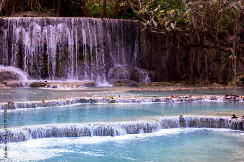 Amasing Kuang Si Waterfall in Laos