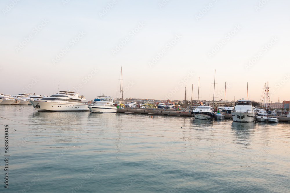 Yachts in New Marina in Hurghada 