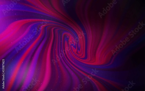 Dark Pink vector background with astronomical stars. Modern abstract illustration with Big Dipper stars. Best design for your ad, poster, banner.