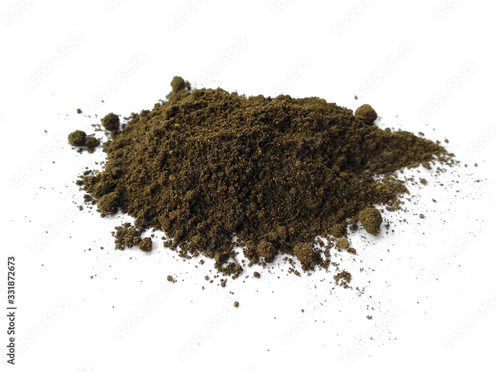 Soil arrangement with clipping path. Soil or land texture on white background. Soil arrangement with clipping path. Soil or land texture on white background.