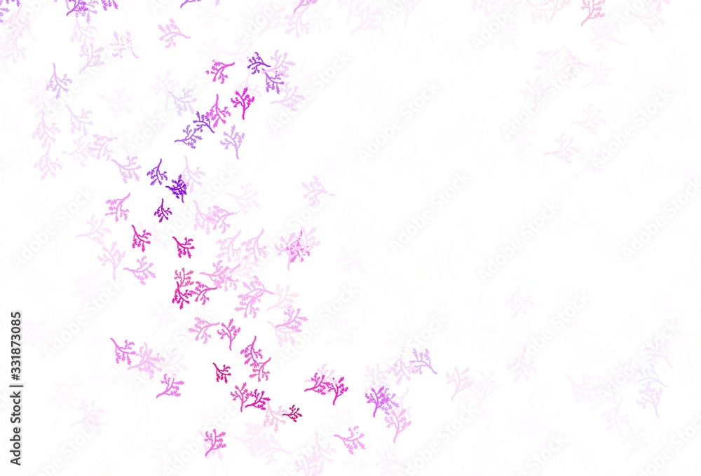 Light Pink, Yellow vector elegant background with sakura. Light Pink, Yellow vector elegant background with sakura.
