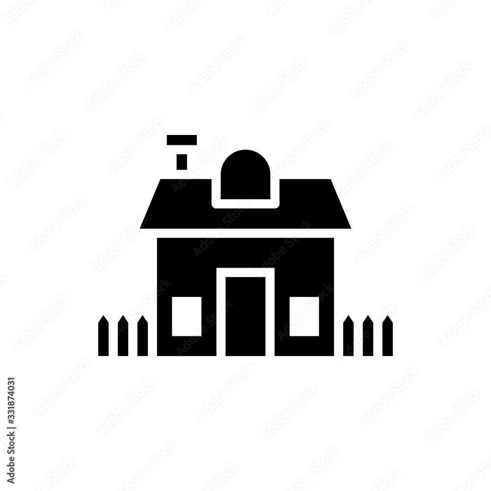 House vector icon Glyph Illustration