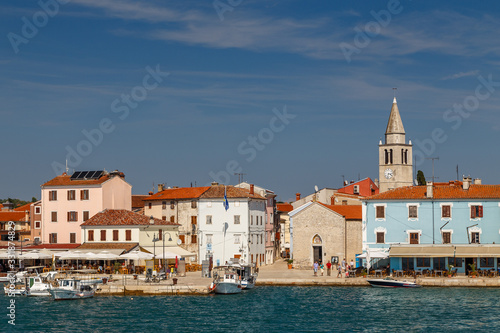 FAZANA / CROATIA - AUGUST 2015: View to the bay of Fazana town in Istria, Croatia © lic0001