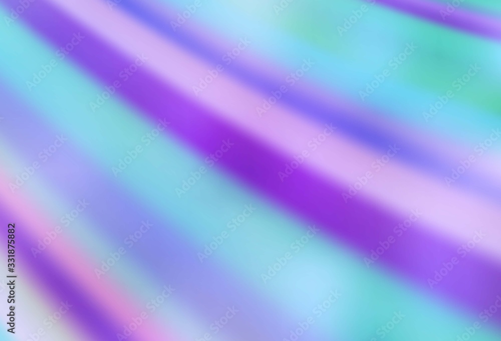 Fototapeta premium Light Purple vector blurred shine abstract background.
