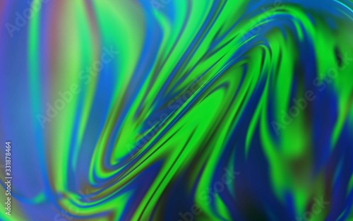 Light Green vector abstract blurred background. Colorful illustration in abstract style with gradient. Elegant background for a brand book.