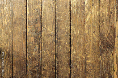 texture background yellow old wooden floor, parquet board