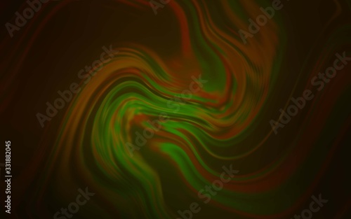 Dark Green, Yellow vector colorful blur backdrop. A completely new colored illustration in blur style. Background for designs.