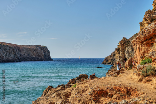 Cala Domestica beach, Buggerru, Sardinia, Italy