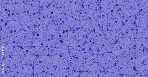 Low Polygonal Mesh computation Art background illustration