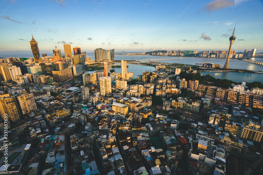 Obraz premium Macau Sunset view