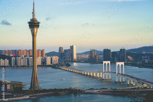 Canvas Print Macau tower View