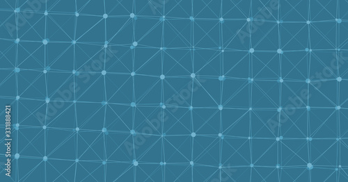 Low Polygonal Mesh computation Art background illustration