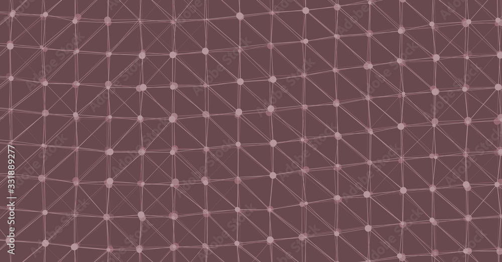 Low Polygonal Mesh computation Art background illustration