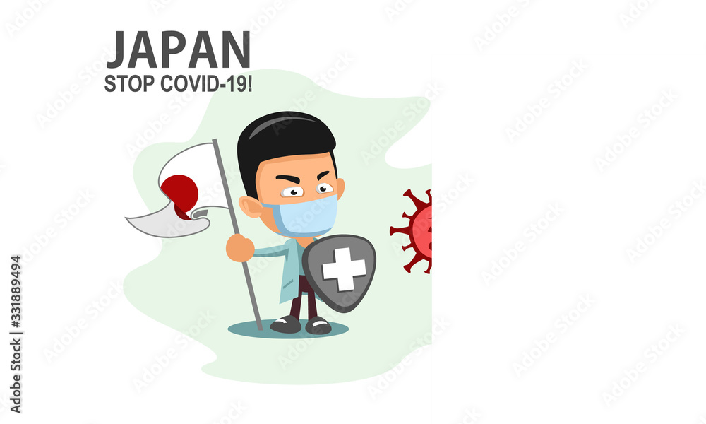Person holding nation flag and shield fighting coronavirus pandemic or coronavirus outbreake 2019 COVID-19. Vector illustration against corona covid-19 virus. Scalable and editable vector. Person holding nation flag and shield fighting coronavirus pandemic or coronavirus outbreake 2019 COVID-19. Vector illustration against corona covid-19 virus. Scalable and editable vector.