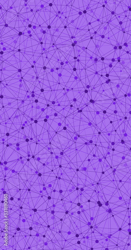 Low Polygonal Mesh computation Art background illustration