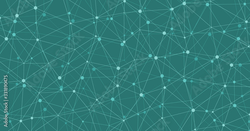 Low Polygonal Mesh computation Art background illustration