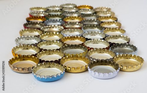 metal caps for beer and other drinks
