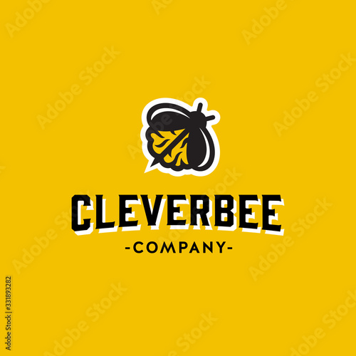 Clever Bee Original Graphic Symbol