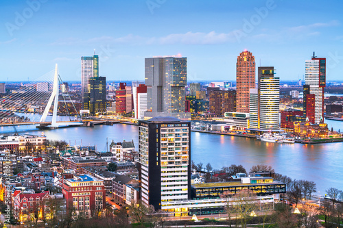 Rotterdam  Netherlands Skyline