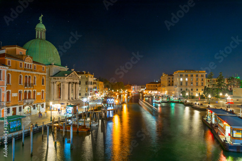 Night view of the Grand Canal