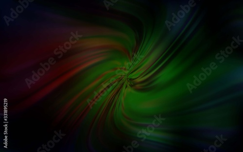 Dark Green  Red vector glossy abstract backdrop. Shining colored illustration in smart style. Elegant background for a brand book.
