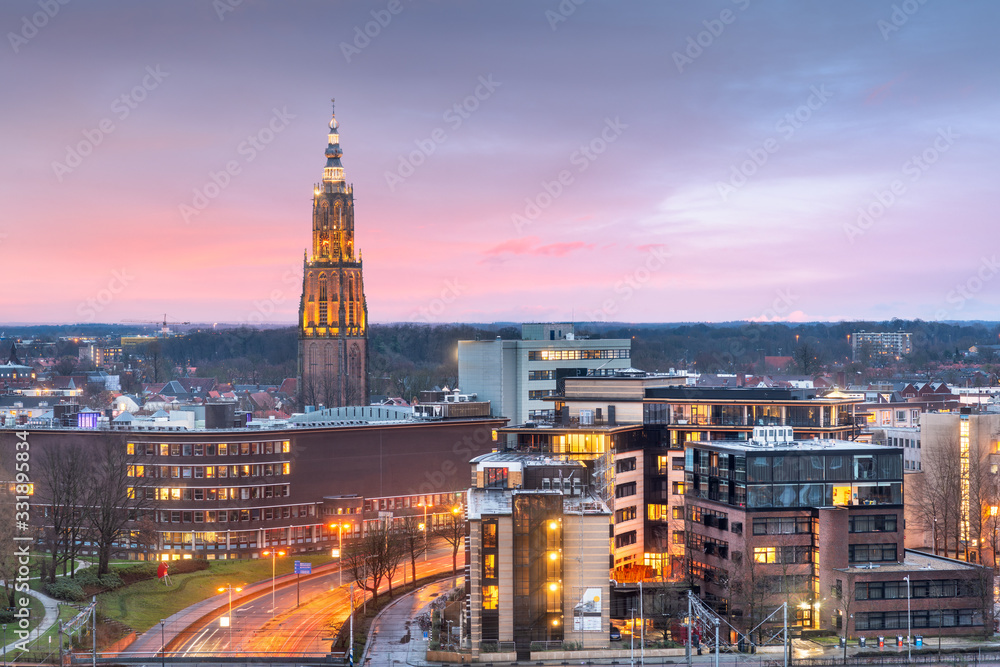 Amersfoort, Netherlands Town Skyline