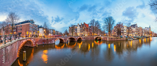 Amsterdam, Netherlands Bridges and Canals
