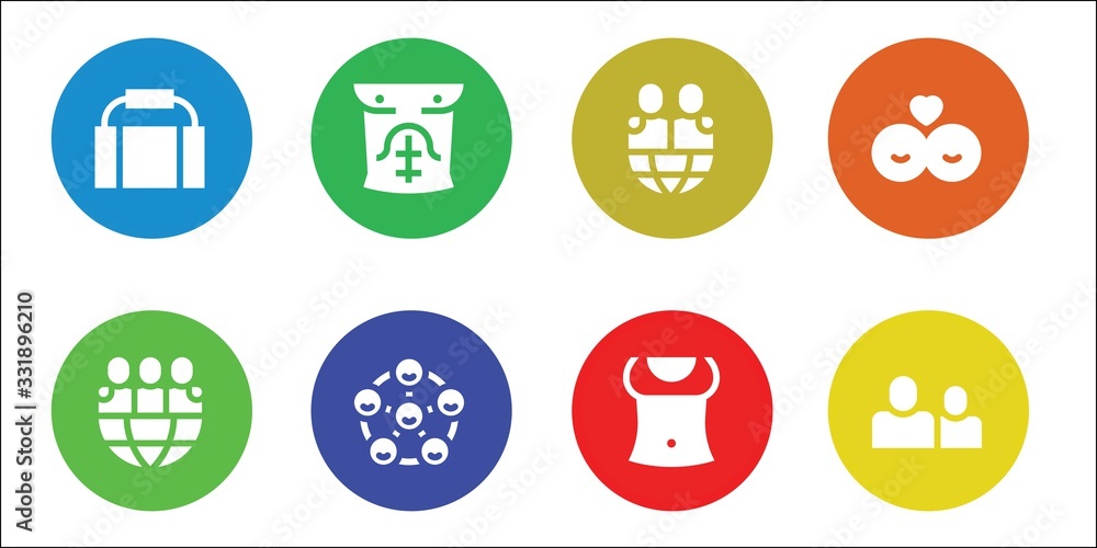 shoulder icon set shoulder icon set