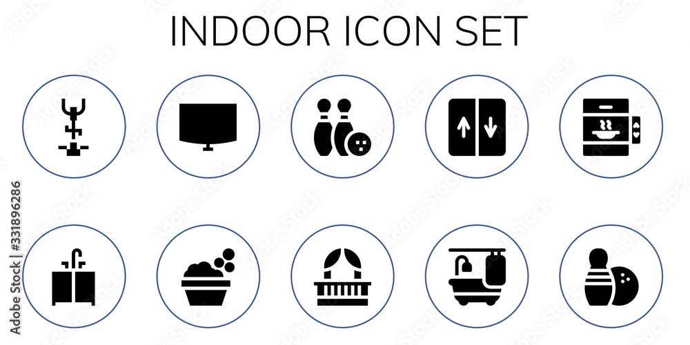 indoor icon set indoor icon set