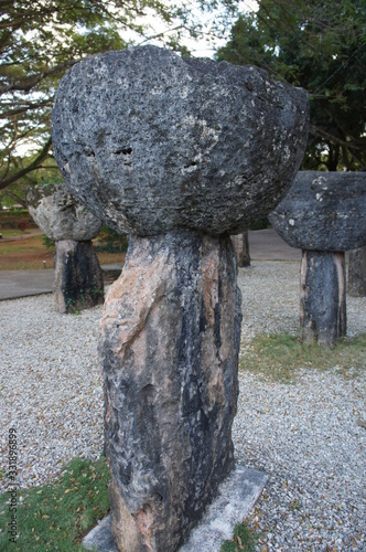 the Latte stone in guam photo