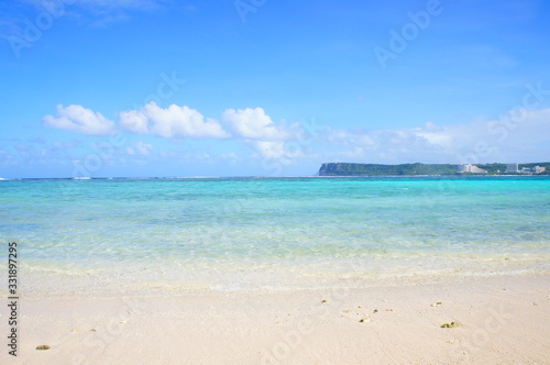 the beautiful beach in guam