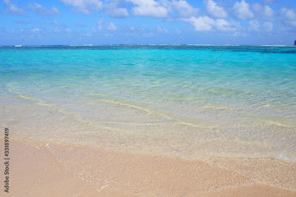 the beautiful beach in guam