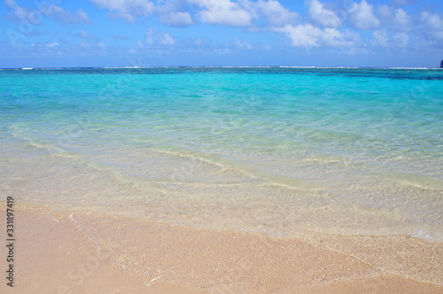 the beautiful beach in guam