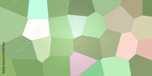 Useful abstract illustration of green and purple pastel Gigant hexagon. Handsome background for your work.