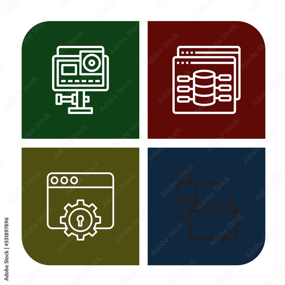 Set of go icons Set of go icons