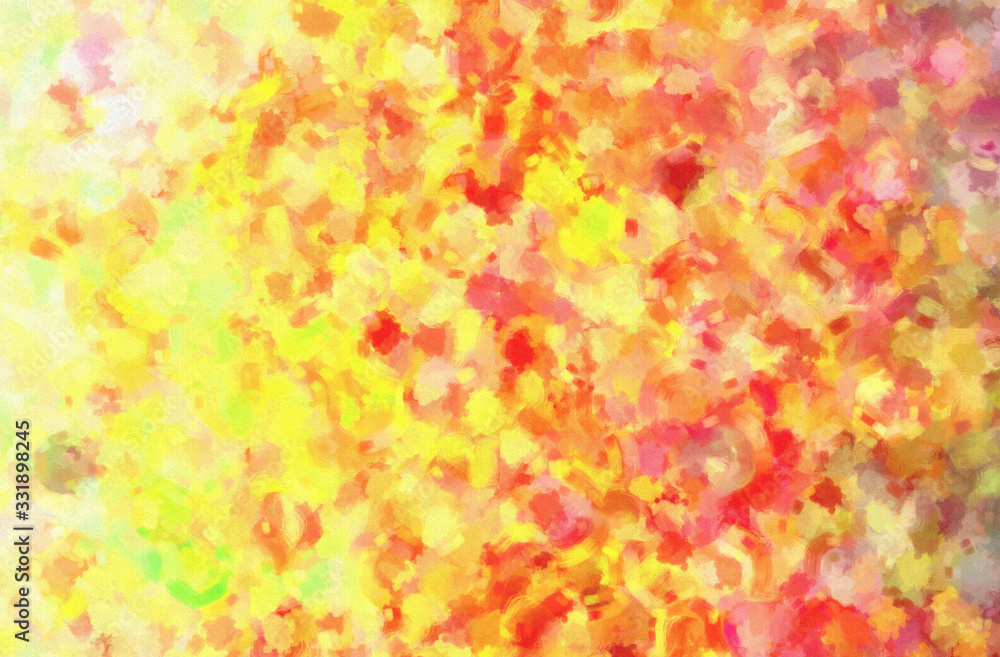 Orange and red Dry Brush Oil Paint paint background.